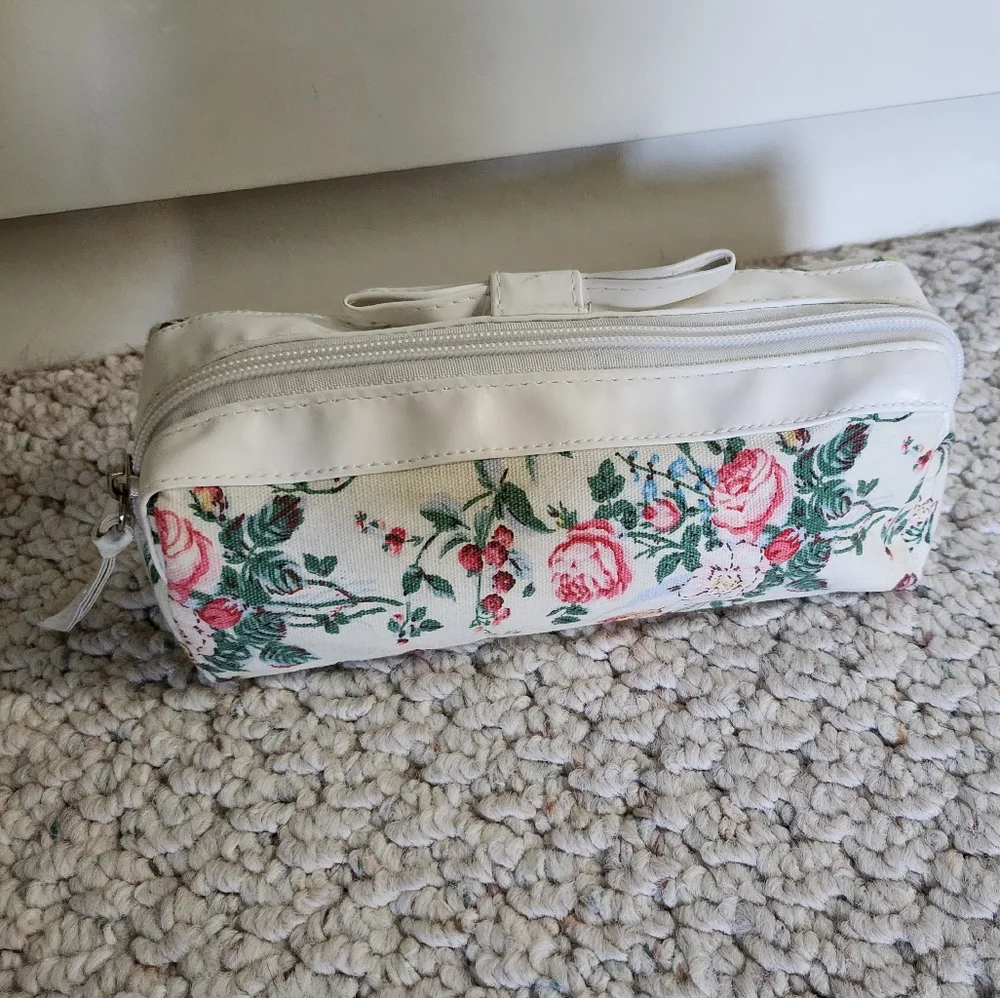 Floral Cosmetic Bag